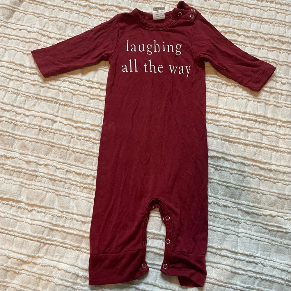 Kate Quinn bamboo Christmas romper